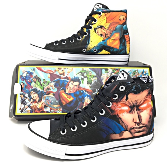 Converse Other - (51) Converse Chuck Taylor All Star HI Superman Mens/Womens/Kids Sneakers